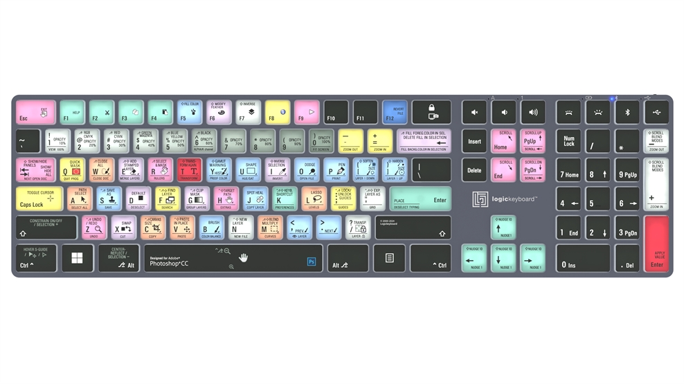 Adobe Photoshop CC<br>TITAN Wireless Backlit Keyboard - Windows<br>